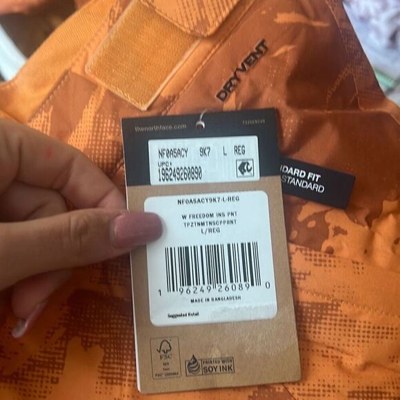 The North Face freedom insulated pants Topaz mountain Outdoor Snow Athletic NWT - Picture 6 of 6